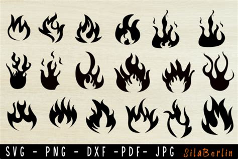 Fire SVG Bundle Fire ClipArt Fire Svg Graphic By SilaBerlin