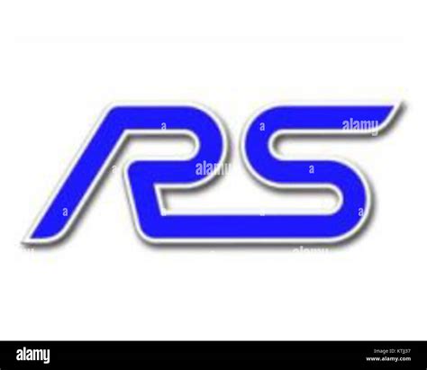 Ford rs logo Stock Photo - Alamy