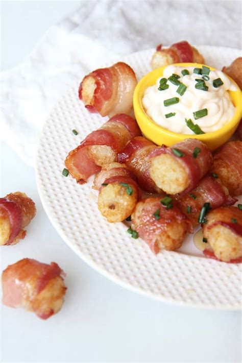 Honey Bacon Wrapped Tater Tot Recipe Chop Happy