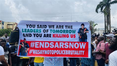 Endsars Nigerian Youths Unanimously Cry Against A Rogue Police Unit