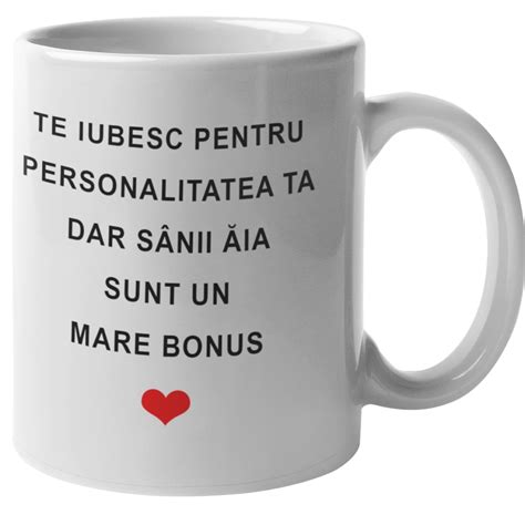 Cana Ceramica Ml Personalizata Pentru Iubita Sau Sotie Emag Ro