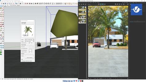 Laubwerk For Sketchup And V Ray Sketchup Vray Youtube