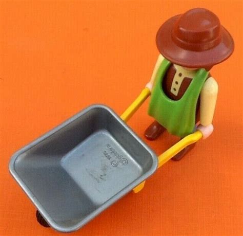 Jouet Vintage Playmobil Personnage Geobra 1997 Brouette Geobra 1974