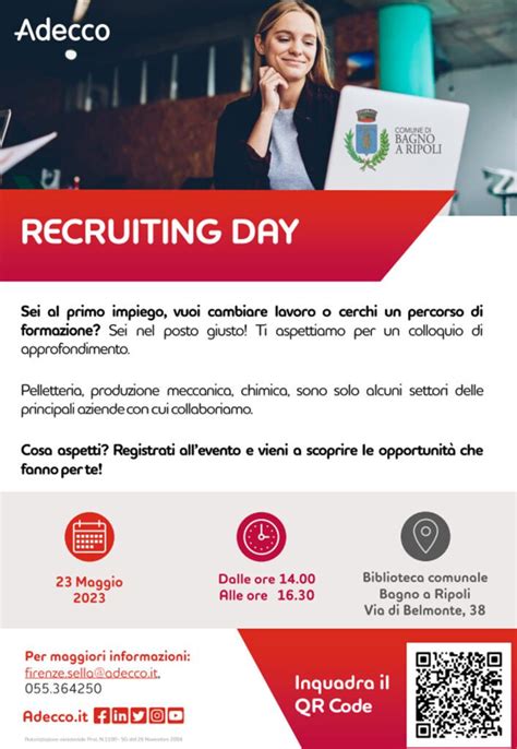 Cerchi Lavoro In Biblioteca Il Recruiting Day Di Adecco QuiAntella It