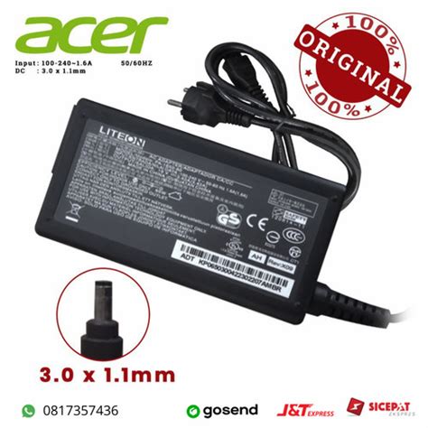 Jual ADAPTOR CHARGER ACER ASPIRE 5 A515 A514 19V 3 42A 65W Original