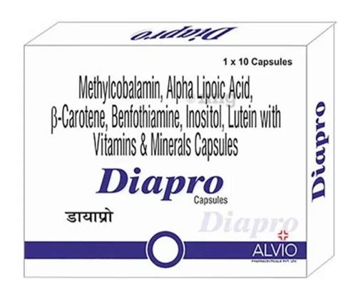 DIAPRO CAPSULE ALVIO, Capsules at Rs 1900/bottle in Nagpur | ID ...