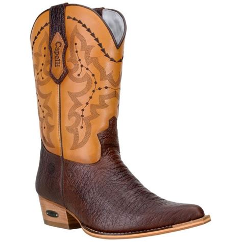 Texana Anaconda Country Western De Bico Fino Masculina Botas Mangalarga