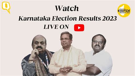 Live Karnataka Election Result 2023 Congress Sweeps Karnataka Youtube