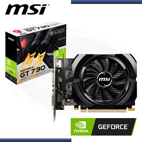 Msi Geforce Gt 730 4gb Ddr3 64bits Jhankor Jhankor Computer And Tecnologi