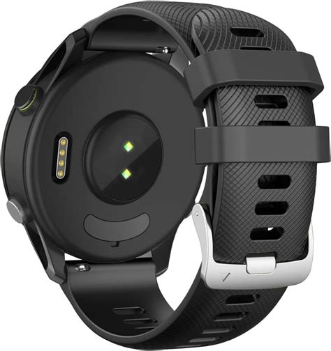 ANBEST 22mm Armband für Garmin Vivoactive 4 Forerunner 255 265 Venu 2