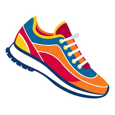 running shoes clip art 4
