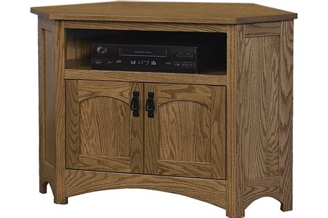 Mission Corner Tv Stand By Dutchcrafters Amish Furniture