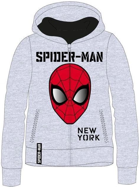 Bluza Zapinana Na Zamek Z Kapturem Dla Chłopaka Spiderman Bluzka 128