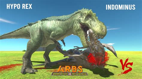 New Hypo Rex Vs Indominus Rex Youtube