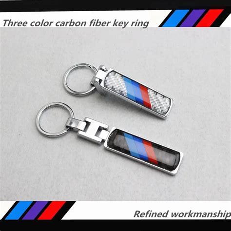 Pcs Metal Carbon Fiber Car Keychain For Bmw M Power X X X X X