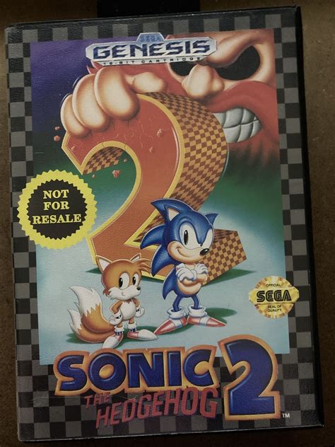 Sonic The Hedgehog Sega Genesis Cib Complete W Manual Not