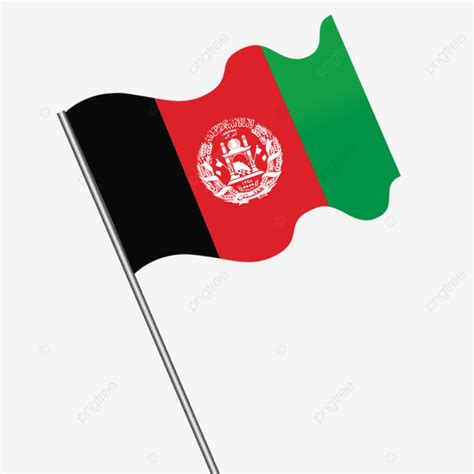 Afghanistan Flag Vector Png Images Waving Afghanistan Flag Waving