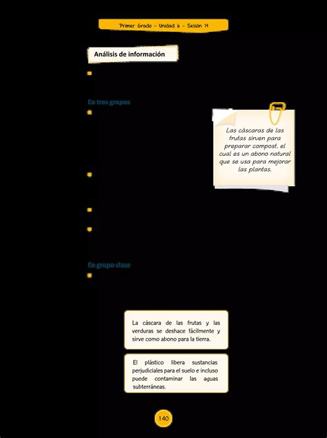 Documentos Primaria Sesiones Unidad06 Primer Grado Integrados 1g U6