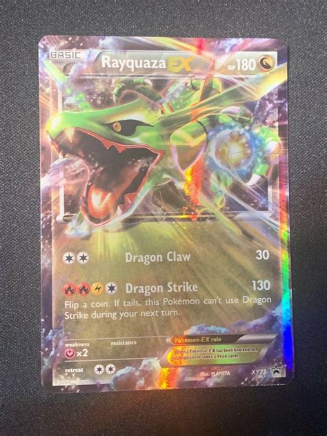 Mavin Rayquaza EX XY73 Black Star Promo Pokemon Card