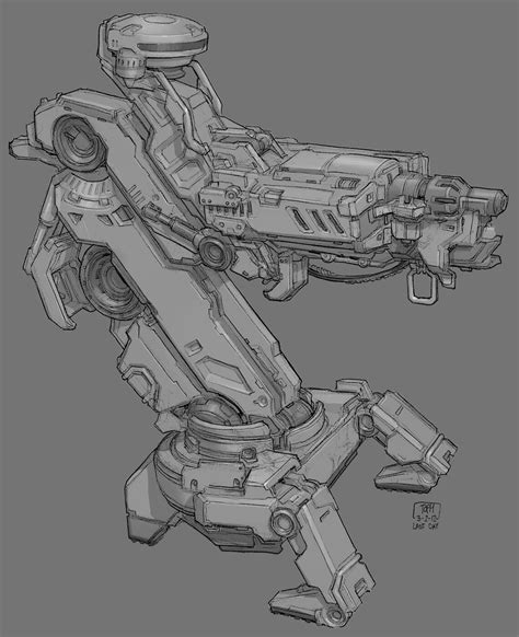 Artstation Halo 4 Dominion Turret