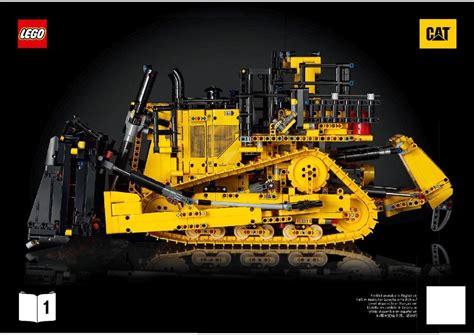 42131 Cat D11 Bulldozer - LEGO bouwtekeningen en catalogi bibliotheek