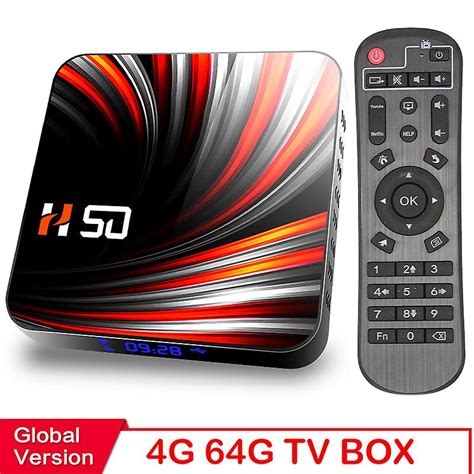 Global Version Android Tv Box 4k Ultra Hd Android Tv 10.0 Hdr 4gb 64gb ...