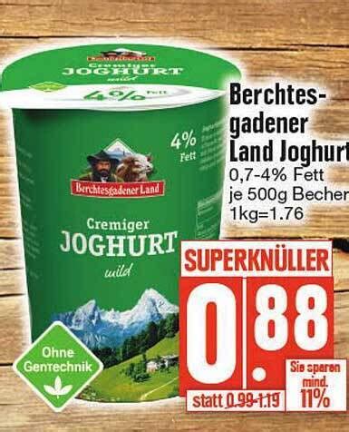 Berchtesgadener Land Joghurt Angebot Bei Edeka