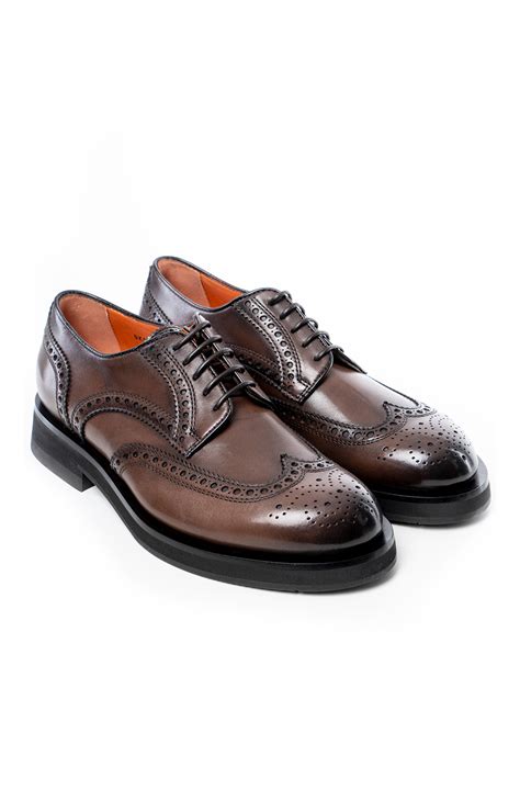 Кожаные туфли Santoni - в интернет-магазине Intefra.ru