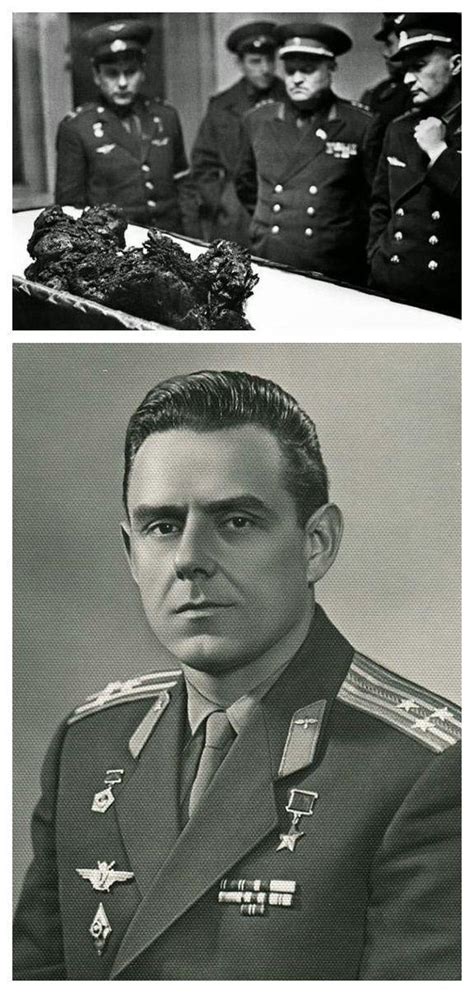 Vladimir Komarov And Yuri Gagarin