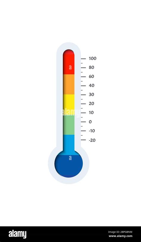 Mercury Thermometer Logo Temperature Indicator Logotype Medical Diagnostics Icon Weather