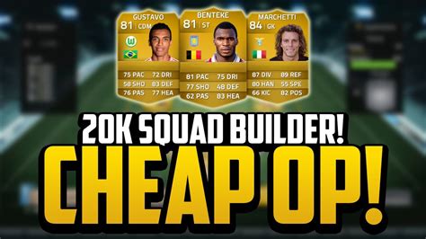 Cheap K Overpowered Squad Builder W Up Benteke Fifa Ultimate