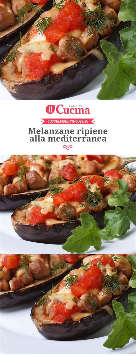 Melanzane Ripiene Alla Mediterranea Rezept Italienische Speisen