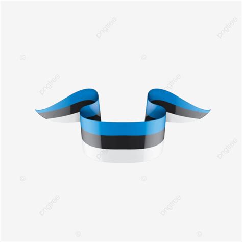 Estonia Clipart Vector Estonia Flag Estonian Vector Ribbon Tape