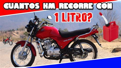 Honda Gl Ds Cuanto Recorre Por Litro Prueba Real De