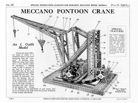 Meccano Super Models Meccano Erector Set Pontoon