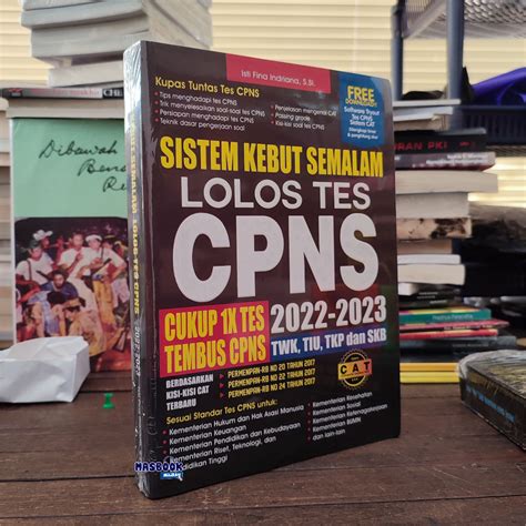 Jual Buku Sistem Kebut Semalam Lolos Tes Cpns Twk Tiu Tkp And Skb