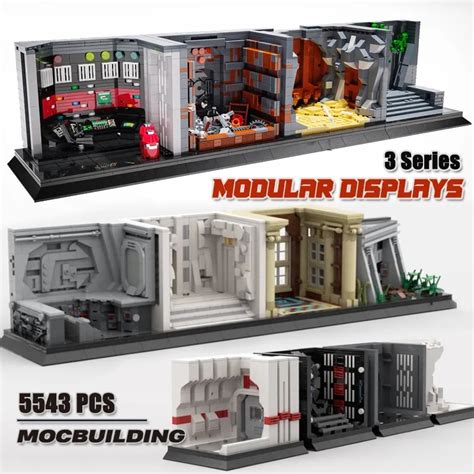 Film Ultimative Collector Mini Modell Modulare Displays Moc Gebäude