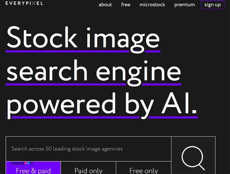 EveryPixel 34 AI Search Engine Tools Sites Like Everypixel