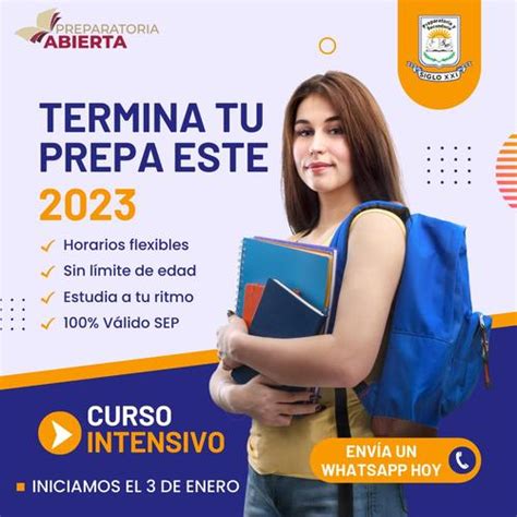 Termina tu Prepa Éste 2023 Mi Escuela Culiacan