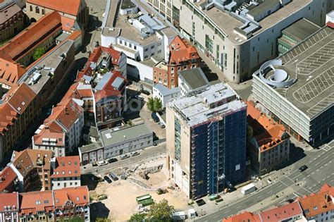 Erfurt Aus Der Vogelperspektive Umbau Und Sanierung Des Hochhaus