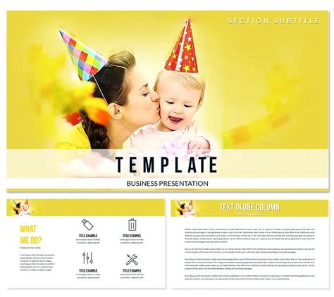 Celebrate Child Birthday PowerPoint templates | ImagineLayout.com