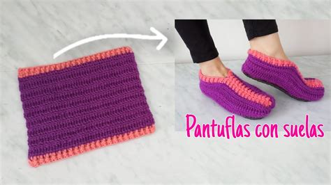 Tejes Dos Rect Ngulos Y Tienes Unas Lindas Pantuflas Babuchas Con