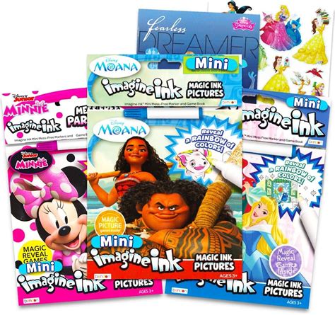 Amazon Disney Princess Magic Ink Juego De Libros De Tinta Para