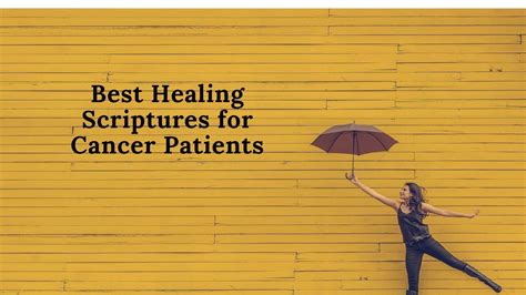 40+ Best Healing Scriptures for Cancer Patients - Biblical Help