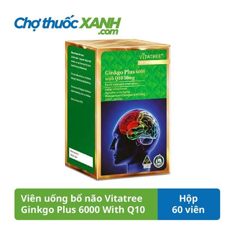 Vitatree Ginkgo Plus Brain Tonic Tablets With Q Mg Tablets