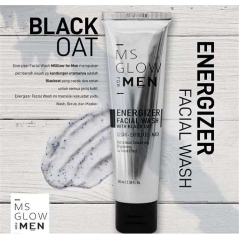 Jual Ms Glow For Men Facial Wash Ms Glow For Men Sabun Wajah Energi