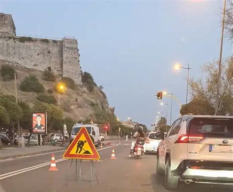 Salerno Lavori In Corso Sul Lungomare Tafuri Traffico In Tilt Dal