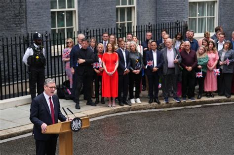 Sir Keir Starmer Delivers First Speech As Uks New Prime Minister