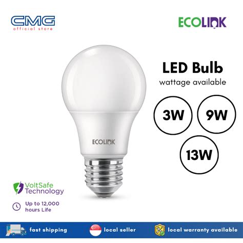 Ecolink Led Bulb E By Philips Lighting W W W Cool Daylight