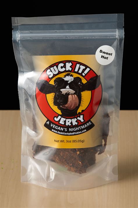 1 2 Lb Sweet Hot Jerky Suck It Jerky And Pickles